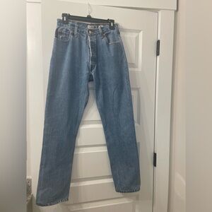Re/Done Levi's Women's Jeans 70s Straight in Indigo